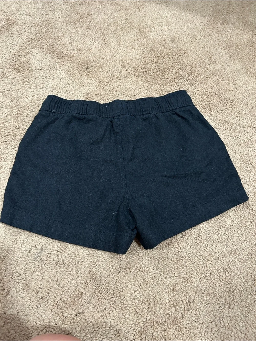 Old Navy Black Girls Elastic Drawstring Casual Shorts